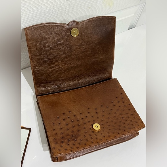 Vintage Majestic Ostrich Leather Kelly Bag - Picture 13 of 14